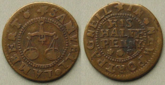 Newport Pagnell, Samuell Lambert halfpenny